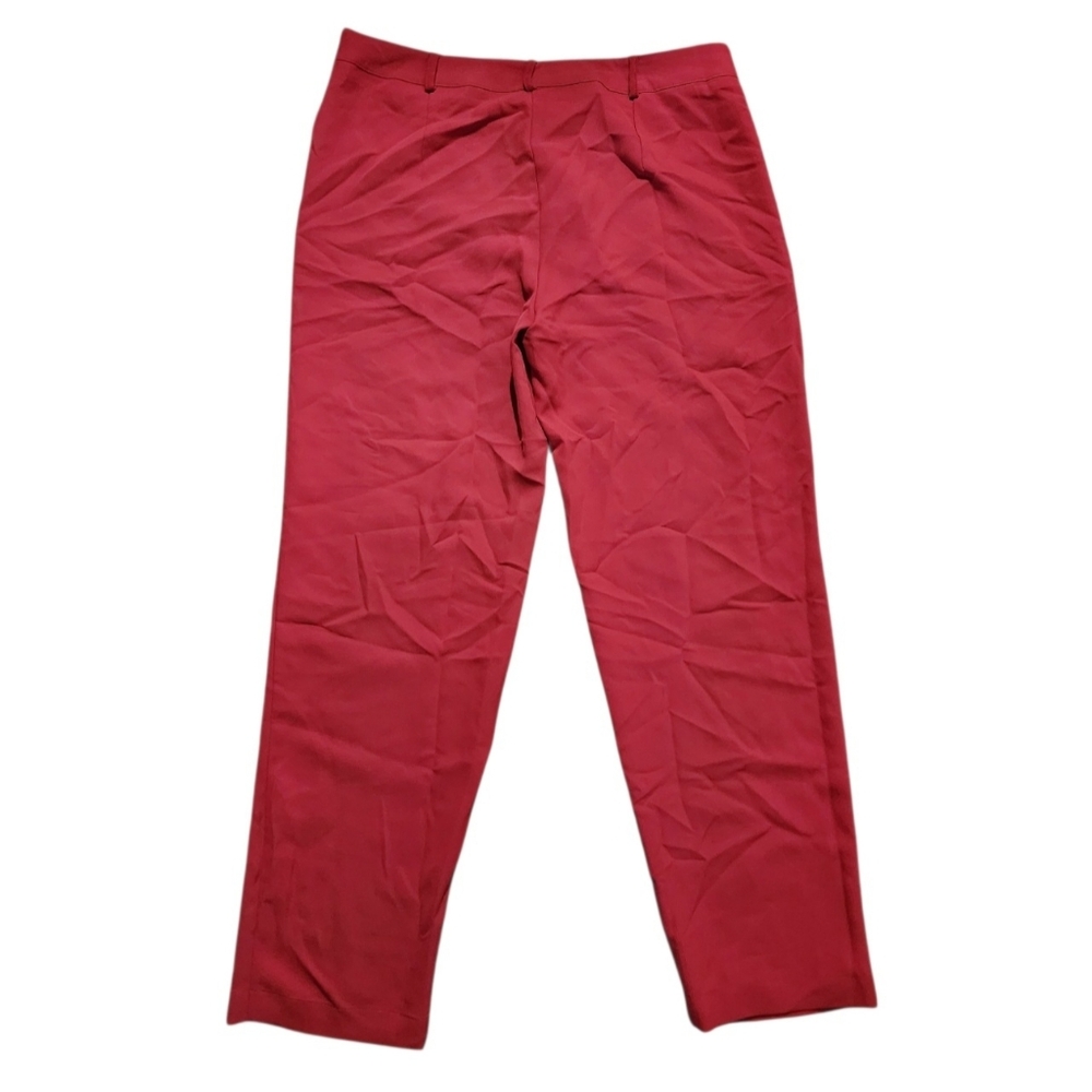 NWT Sienna Red High-Waist Straight Leg Dress Pants Size X-Large - Picture 2 of 3